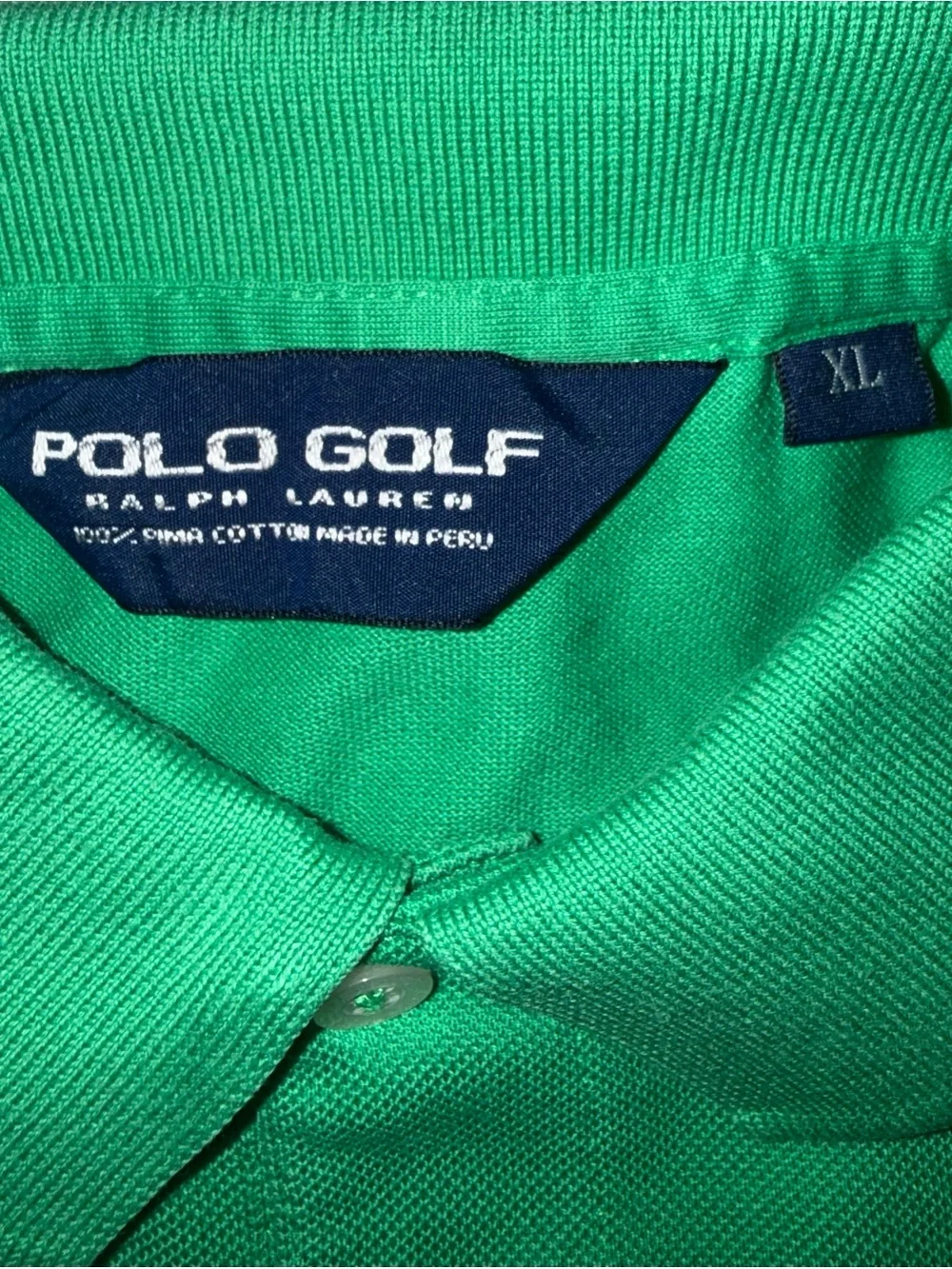 Polo Golf Ralph Lauren Pima Cotton Polo Shirt Green